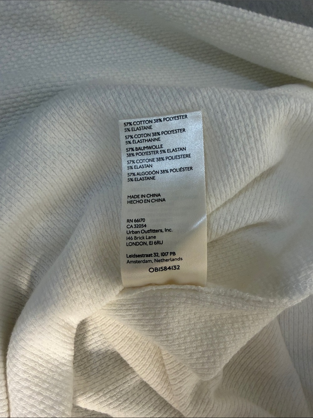 We The Free White Half-Zip Pullover with Brown Trim - Picture 6 of 12